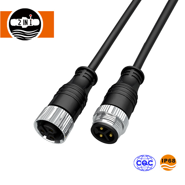 Outdoor Waterproof 2 Pin Screw Connector